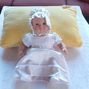 Bitty Baby Retired Special Occasion Dress, Bonnet And Booties. Ex Play Condition